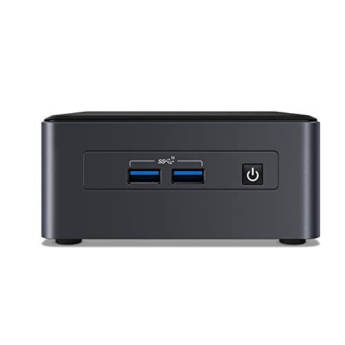 WEELIAO Intel NUC 11 Pro NUC11TNHi70L Tiger Canyon Home & Business Mini Desktop Dual LAN 11e generatie Intel® Core™ i7-1165G7 processor tot 4,7 GHz turbo, 4 kernen, 8 draden, 12 MB L3 cache (8G RAM, 256G SSD)