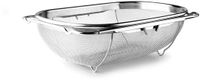 Ibili Uittrekbare Afdruiprek Van 34 Cm 50x24 Cm Zilver