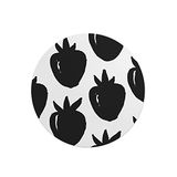 Questo Casa Ronde Digitally Printed Mouse Pad, Non-Slip Bottom, for Office and Home, Diameter: 22 cm