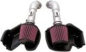 K&N Typhoon Kit compatibel met Nissan 370Z/Infiniti G37 V6-3.7L 2009-2019 - Zilver (69-7078TS)