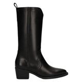 No Stress Western Leren Cowboylaarzen - Zwart