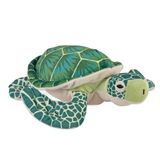 Wild Republic Cuddlekins Eco Mini groene zeeschildpad, gevuld dier, 20,5 cm, pluche speelgoed, vulling is gesponnen gerecyclede waterflessen, milieuvriendelijk