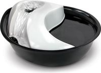 Pioneer Pet Rain Drop Drinkfontein Kunststof 1,8 ltr - Zwart/Wit
