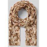CODELLO Sjaal beige / beige gemêleerd / wit