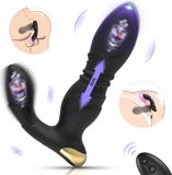 IntiMate Innovation IntiMate® VibeThrust - Luxe Stotende Vibrator met 9 Tril- en Stootstanden - Vibrator met Afstandsbediening - 2-in-1 Afstandsbediening voor Handsfree Genot - Seks Toy voor Mannen en Vrouwen