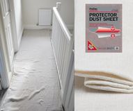 ProDec Advance 24ft x 3ft Waterbestendige Beschermer Katoenen Stofdoek Doek voor Schilderen Decoreren Trappen, Gangen, Gangen en Vloeren bedekken, Absorbeert gemorste vloeistoffen, Niet Doorweekt