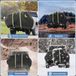 Merkloos / Sans marque Wan GmbH Fietsendragerhoes - Transporthoes fietsen - Fietsen vervoeren - Waterdicht en stevig - 210 x 96 x 120 cm - Zwart