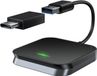 DrPhone AutoCast Adaptateur CarPlay sans fil - Convient pour iPhone entre autres - Dongle WiFi Plug & Play - Connexion voiture rapide