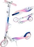 RAVEN Anabel Marineblauw/Roze 200mm step met rem, bel en bidonhouder