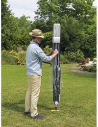 Juwel Sèche-linge Futura Elegant XXL Lift - 51.5m - Gris - Aluminium - Incl. ancre de sol et housse de protection