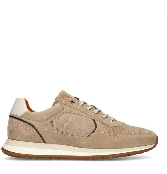 No Stress Heren Beige nubuck sneakers Maat 44