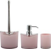 MSV Toiletborstel set Aveiro - Lichtroze