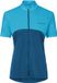 VAUDE Matera FZ Tricot, Fietsshirt, Dames Fiets-Sportshirt Slanke pasvorm