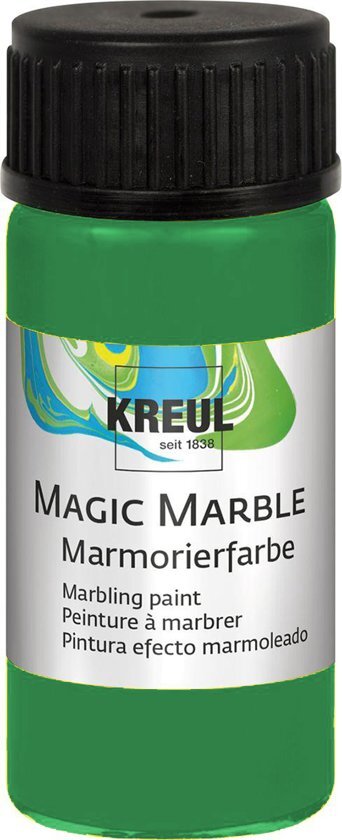 C.Kreul KREUL Lichtgroene Magic Marble Marmer effect verf - 20ml marble effect verf voor eindeloze toepassingen zoals toepassingen, van achtergronden van schilderijen tot gitaren