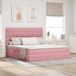 Maison Exclusive - Lit à sommier LED avec matelas Rosa 180 x 200 cm en velours