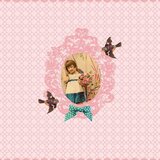 Graham & Brown Romantisch roze Fotobehang - Roze - 260x212 cm