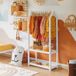 sweet home from wood sweet home montessori kindergarderobe – wit