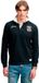 Superdry Double Emblem Rugby shirt Homme XL Coton Manches longues Eclipse Navy