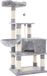 Merkloos / Sans marque Expo Trade Bv Krabpaal - Kattenhuis - Kattenspeelgoed - Kattenboom - Lichtgrijs