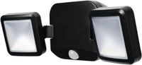 Osram Battery Spotlight, buitenlamp, zwart, 10W, 4000K, IP54, licht- en bewegingssensor, op batterijen, 480 lm