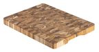 Slagersplaat van FSC-teakhout, 40 x 30 x 3 cm. (L)