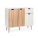 Mondeer Dressoirs, commode met laden, commodes met deuren, keukenkasten, voor woonkamer, slaapkamer, hal en keuken, wit en naturel