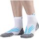 Monnet Sokken Elite Hardlopen Unisex Laag Wit Blauw Schoenmaat 37/38 Gerecycled Polyester