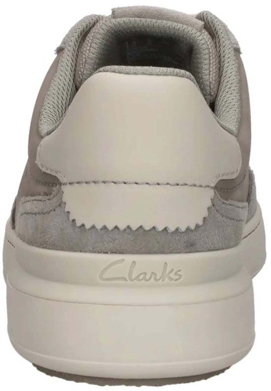 Clarks Courtlite Run Veterschoenen Laag - grijs - Maat 8
