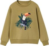 Vertbaudet Sweater jongen met ronde hals en lange mouwen