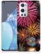 B2Ctelecom Back Cover voor OnePlus 9 Pro Silicone Back Cover Vuurwerk