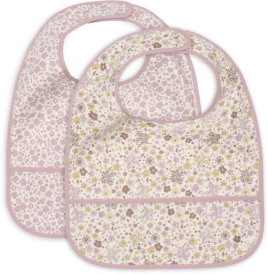 Jollein Slabbetjes Waterproof - 2 Stuks - Flower Fairies