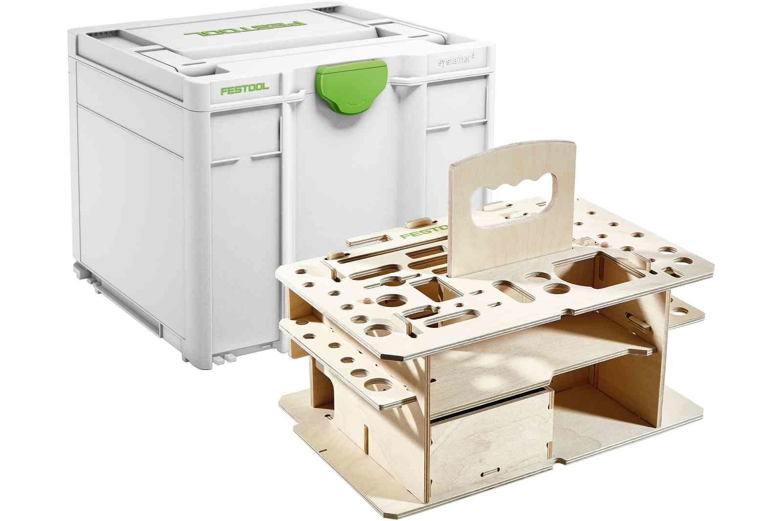 Festool Systainer³ SYS3 HWZ M 337 Tool Box - Green, White