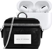 IDEAL OF SWEDEN Mini AirPods Case Poppy with Chain - Black