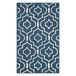 Safavieh Gestructureerd tapijt, CAM141, handgetuft wol, marineblauw/ivoor, 91 x 152 cm