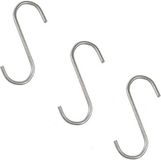 Benson 30x S-haken / ophanghaken - metaal - zilver