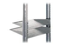 Triton 19Zheavy bodem, 1HE, 650 mmt 150 kg draagkracht lgr, geperforeerd voor luchtcirculatie, stabiel plaatstaal, eenvoudige montage