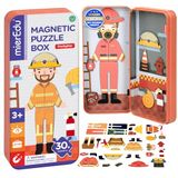 MIEREDU Magnetische Puzzeldoos - Brandweerman