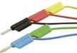 Voltcraft MS 4100S Meetsnoerenset 1.00 m Rood, Zwart, Blauw, Groen, Geel