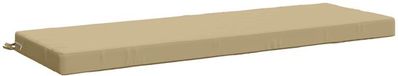 vidaXL Bankkussen SOEST 100% Polyester Beige 150 x 50 x 8 cm