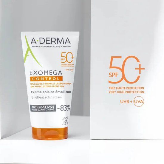 A-Derma Exomega Control Emoliërende Zonnecrème SPF50+