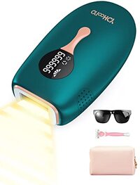 YOHOOLYO Epileerapparaat, IPL, semi-definitief, 999,999 flashs voor lichaam, gezicht, oksels en gevoelige zones