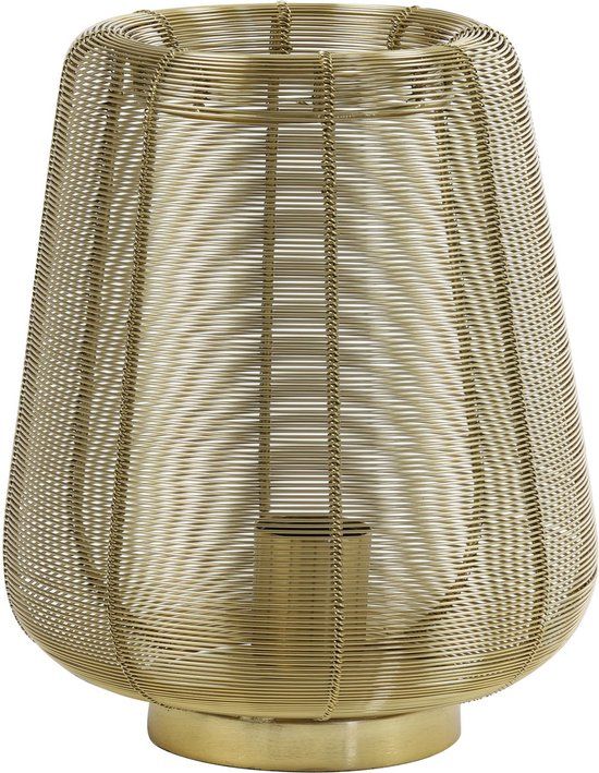 Light & Living Tafellamp Adeta - Goud - Ø22cm