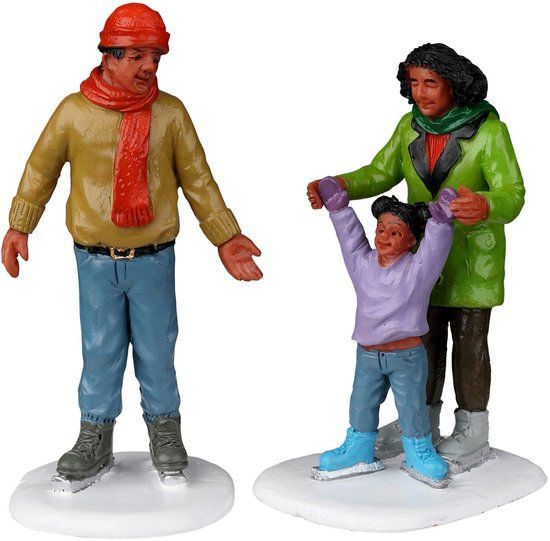 Lemax Family Ice Follies, Set Of 2