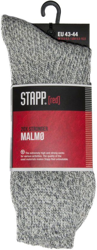 Stap, P. Herenanklet Malmo Grijs - Sokken - 41-42