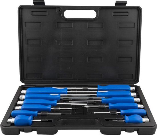 Huismerk 12dlge set schroevendraaiers / schroevendraaierset