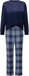 Hunkemöller Velvet Pyjama Set Blauw S