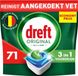 Merkloos / Sans marque Dreft Original - All In One - Vaatwascapsules - 71 Afwasbeurten