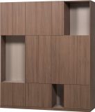 WOOOD Build meuble mural combinaison 188 cm - décor chêne - marron