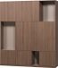 WOOOD Build meuble mural combinaison 188 cm - décor chêne - marron