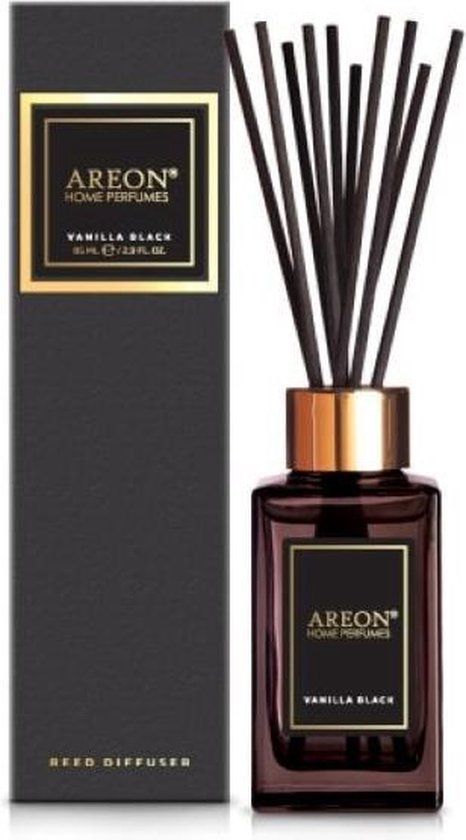 AREON Premium Vanille Black Reed Diffuser - 85ml